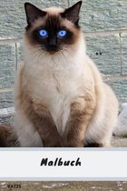 Malbuch Katze: Ein sch�nes Geschenk f�r echte Kinder und Katzenliebhaber.