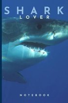 Shark Lovers Notebook: Cute fun shark themed notebook: ideal gift for shark lovers of all kinds