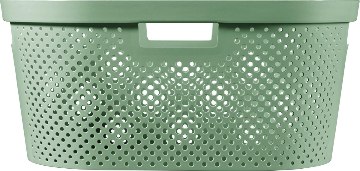 Curver - Infinity Recycled Dots - Wasmand - 40L - Groen | bol