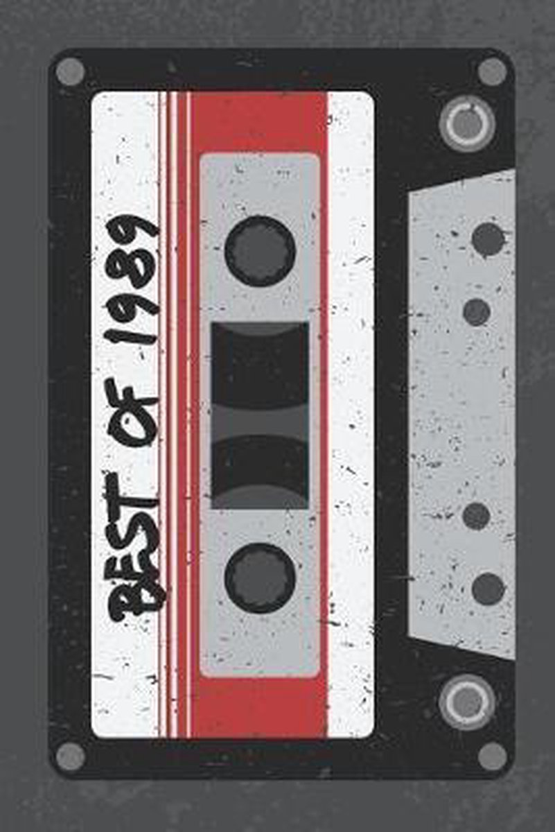 Best of 1989: A Retro Blank Lined Notebook For Fans Of The 1980s, Vintage Music Cassette Mix Tape - Culture Of Pop