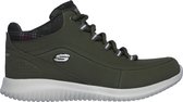 Skechers Ultra Flex-Just Chill Dames Sneakers - Olive - Maat 36