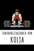 Trainingstagebuch von Kolja: Personalisierter Tagesplaner f�r dein Fitness- und Krafttraining im Fitnessstudio oder Zuhause