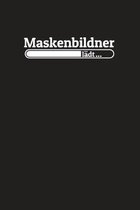 Maskenbildner l�dt: Notizen - gepunktet, liniertes Notizbuch - f�r Notizen, Erinnerungen, Daten - Notizbuch f�r Maskenbildner in Ausbildun