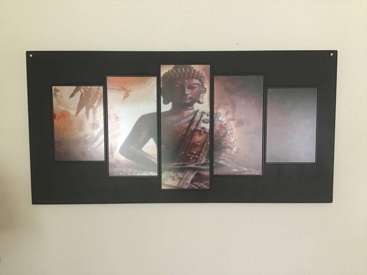 SEOS Shop ® Diamond Painting Volwassenen - Diamond Painting Kinderen - Diamond Painting Pakket Volledig - Buddha - 5 Luik — afbeelding 5