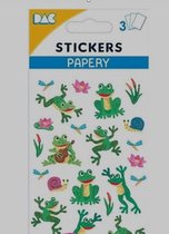 Stickers Kikkers 3 vel