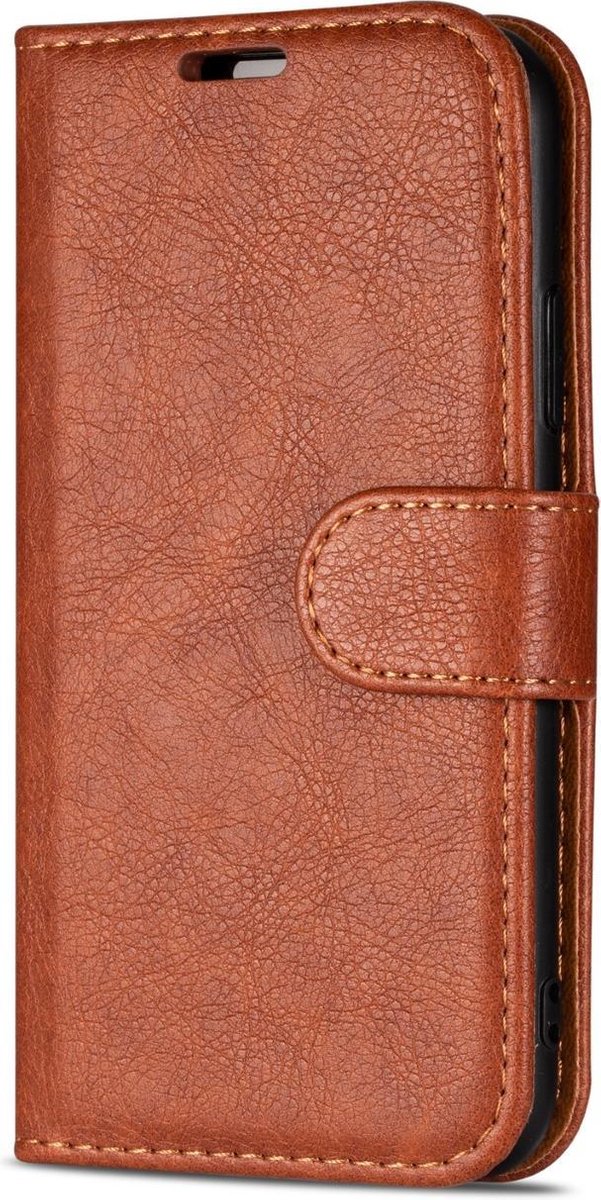 Rico Vitello L Wallet case voor iPhone XS Max Bruin