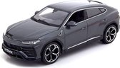 Lamborghini Urus (Grijs) (25 cm) 1/18 Bburago {Modelauto - Schaalmodel - Miniatuurauto - Model auto - Modelvoertuig}