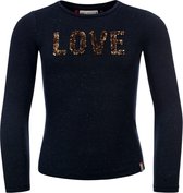 Looxs Revolution - T-shirt Navy Love  - Maat 98 - Artikelnr 2031-7427-190