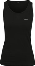 LXURY Classic Tanktop Dames Zwart Maat L - Sportshirt - Performance - Hemd - Mouwloos Shirt - Sportkleding - Sport Tanktop