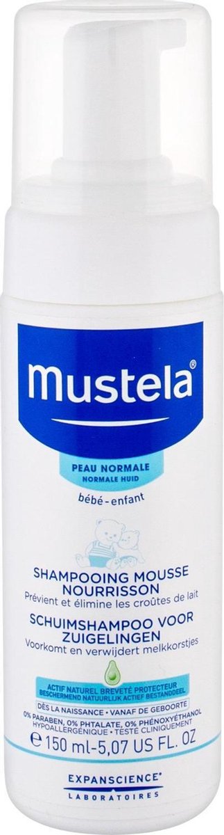 Goedkoopste Mustela schuimshampoo 150ml