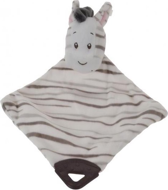 Knuffeldoek zebra bijtring-baby-cadeau-kraamcadeau-zebra-jongen-meisje |  bol.com