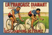 Wandbord - La Francaise Diamant Les Champions De France