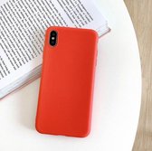 Samsung Galaxy A71 Back Cover Telefoonhoesje | Rood | Siliconen Hoesje