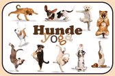 Wandbord - Hunde Yoga / Honden Yoga