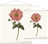 Anemoon Aquarel (Anemone) - Foto op Textielposter - 90 x 120 cm