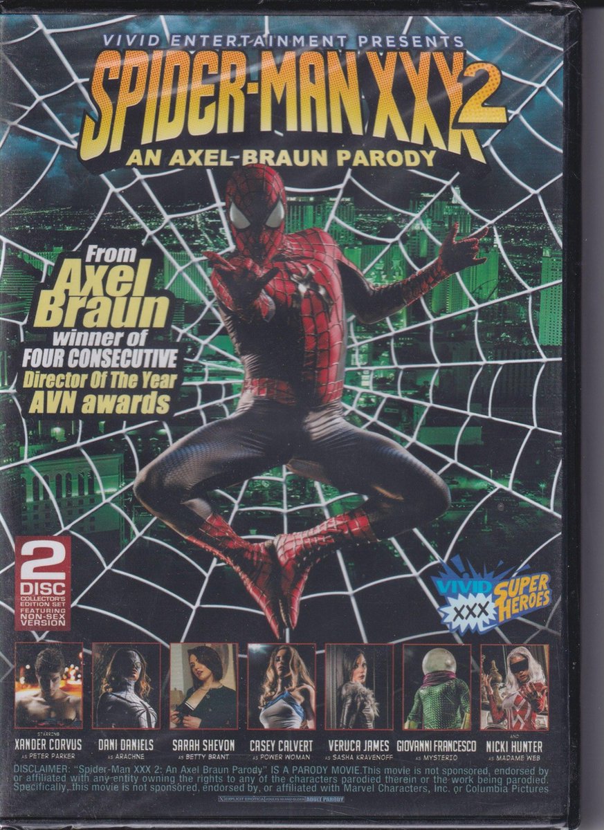 Spider-man XXX2 - An Axel Braun Porn Parody - 2 disc edition (Dvd) | Dvd's  | bol