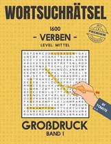 Wortsuchratsel Grossdruck - Verben - mit Loesungen