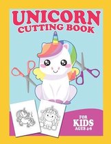 Unicorn Cutting Book For Kids Ages 4-8