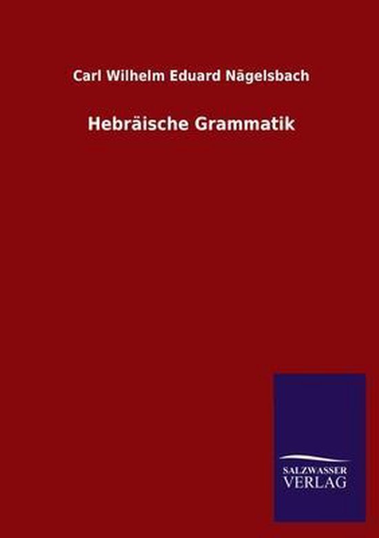 Hebräische Grammatik - cover