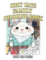 Cozy Cats Family Coloring Book