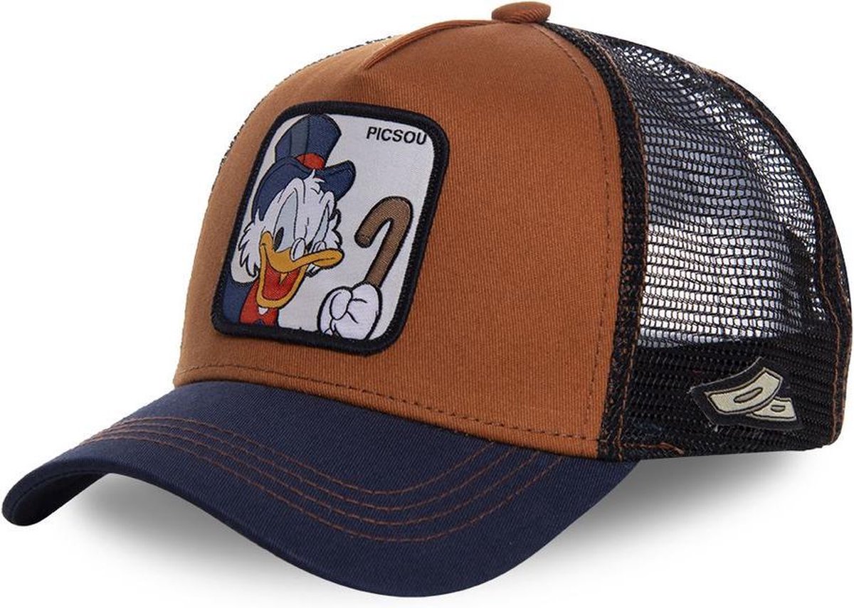 Capslab Picsou Trucker cap Brown