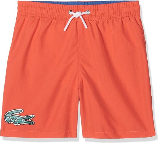 Lacoste Kids Zwembroek Croco Orange