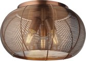 BRILLIANT lamp Sambo plafondlamp bruin 40cm / koffie | 3x A60, E27, 60W, gf normale lampen niet gespecificeerd | Geschikt voor LED-lampen | Dimbaar bij gebruik van geschikte lampen