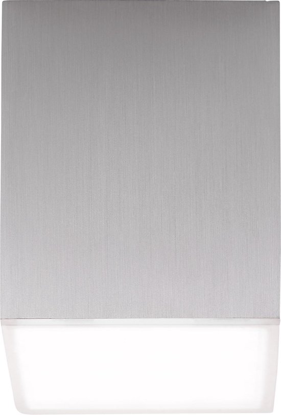 AEG lamp Gillian LED plafondlamp 1-lichts alu | 1x 3W LED geïntegreerd (SMD), (300lm, 3000K) | Schaal A ++ tot E | Traploos dimbaar via wanddimmer