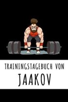 Trainingstagebuch von Jaakov: Personalisierter Tagesplaner für dein Fitness- und Krafttraining im Fitnessstudio oder Zuhause