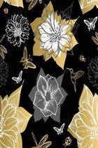 Humming-bird and butterflies notebook (black edition)