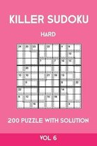 Killer Sudoku Hard 200 Puzzle With Solution Vol 6