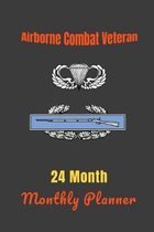 Airborne Combat Veteran 24 Month Monthly Planner