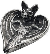 Alchemy - VAMPYR BAT Decoratie schaaltje - Zilverkleurig