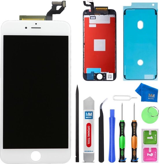 MMOBIEL LCD Display Touchscreen voor iPhone 6S - WIT - inclusief Tools + Screenprotector