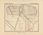 Historische kaart, plattegrond van gemeente Veendam in Groningen uit 1867 door Kuyper van Kaartcadeau.com