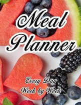 Meal Planner: Very large practical planner - With shopping list - Book for 52 weeks - Beautiful high gloss cover - Huge 8,5 x 11''