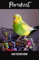 Parakeet Care Record Book