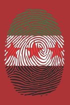 Notebook: Notebook Syrian Fingerprint (120 dot grid pages, softcover with matt finish) I Notebook I Diary I Idea book
