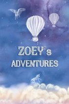 Zoey's Adventures: Softcover Personalized Keepsake Journal, Custom Diary, Writing Notebook with Lined Pages