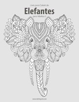 Livro para Colorir de Elefantes para Adultos 2