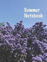 Summer Notebook: Blank Lined Notebook