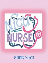 NICU Nurse Planner 2020: Diary Self-Care Journal: Month at Glance, Week to Page, Mood Tracker, Habit Tracker, Me Time Log, Journal Pages & More