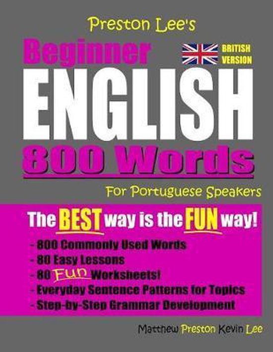 Preston Lee's English for Portuguese Speakers (British Versi ... - cover