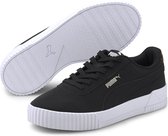 PUMA Carina Leo Sneakers Dames - Puma Black-Puma Black - Maat 38.5