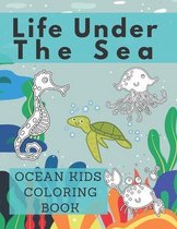 Life Under The Sea Ocean Kids Coloring Book