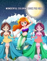 Wonderful Coloring Book for Girls