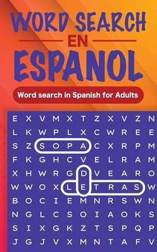 Word Search En Espanol Word Search in Spanish for Adults, Creative