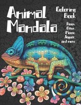 Animal Mandala - Coloring Book - Bison, Otter, Mouse, Jaguar, and more