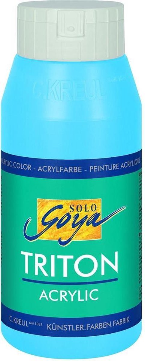 Solo Goya TRITON - Lichtblauwe Acrylverf – 750ml