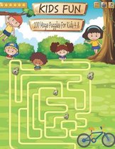 Kids Fun! 100 Maze Puzzles for kids 4-8